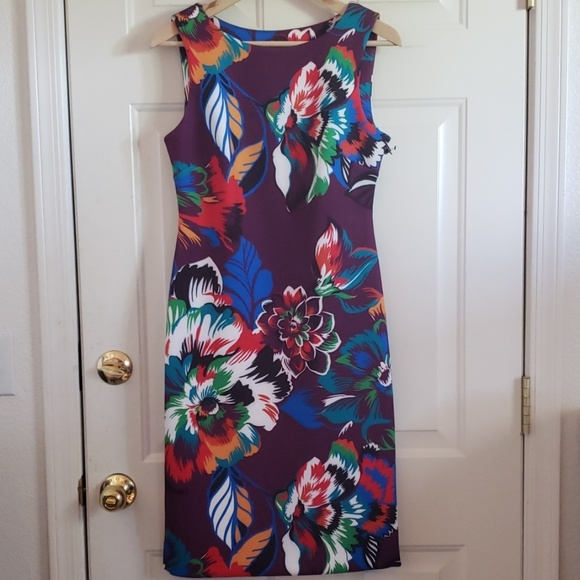 Bright, floral, dress NWOT - Picture 1 of 3